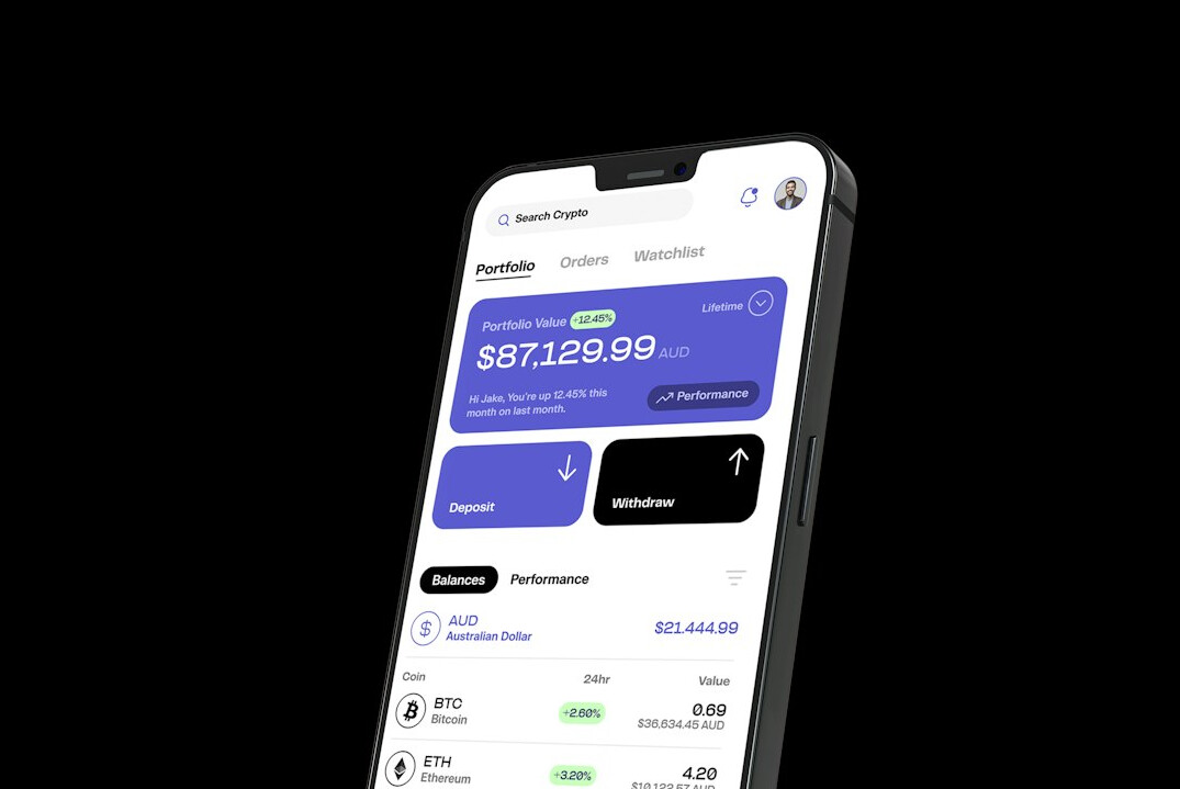 modern insurance app interface